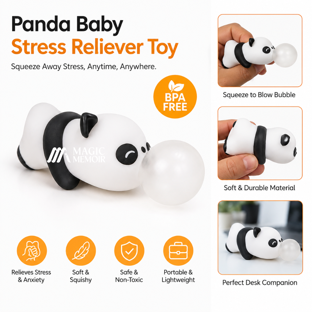 Bubble Panda Squishy Toy
