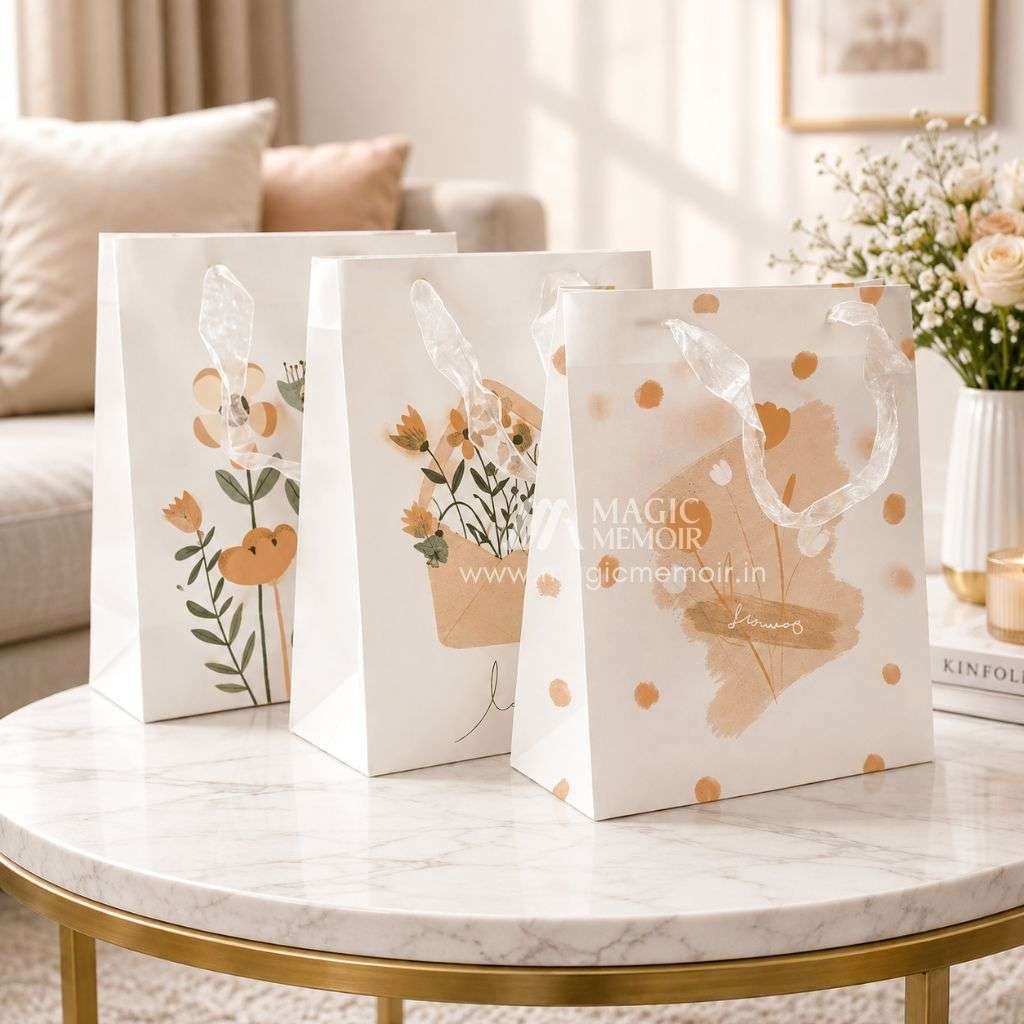Floral PVC Hamper Bag 6" - Assorted Patterns