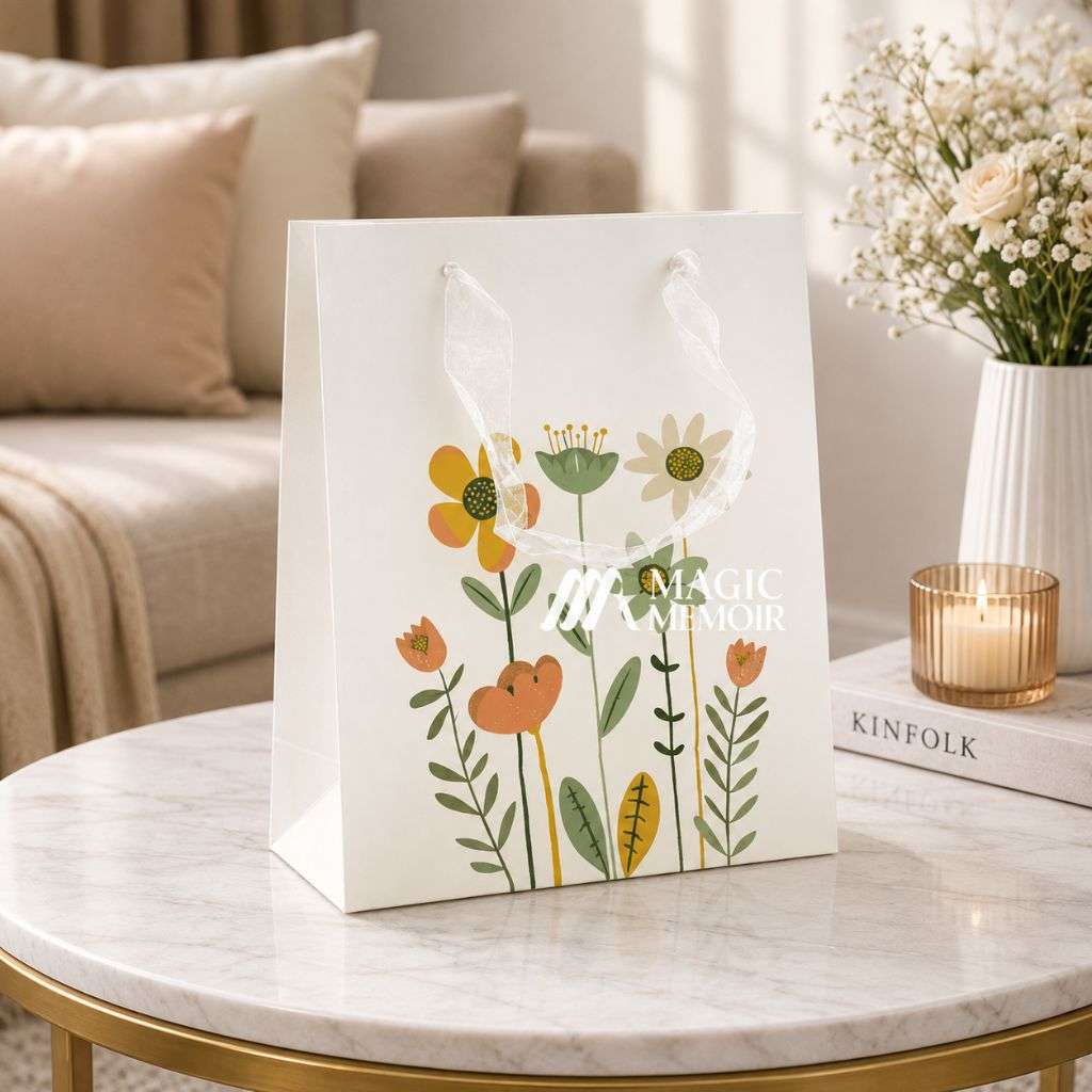 Floral PVC Hamper Bag 6" - Assorted Patterns