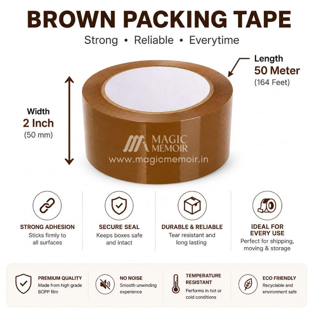 Packing Tape Brown – 2" x 100 Yards