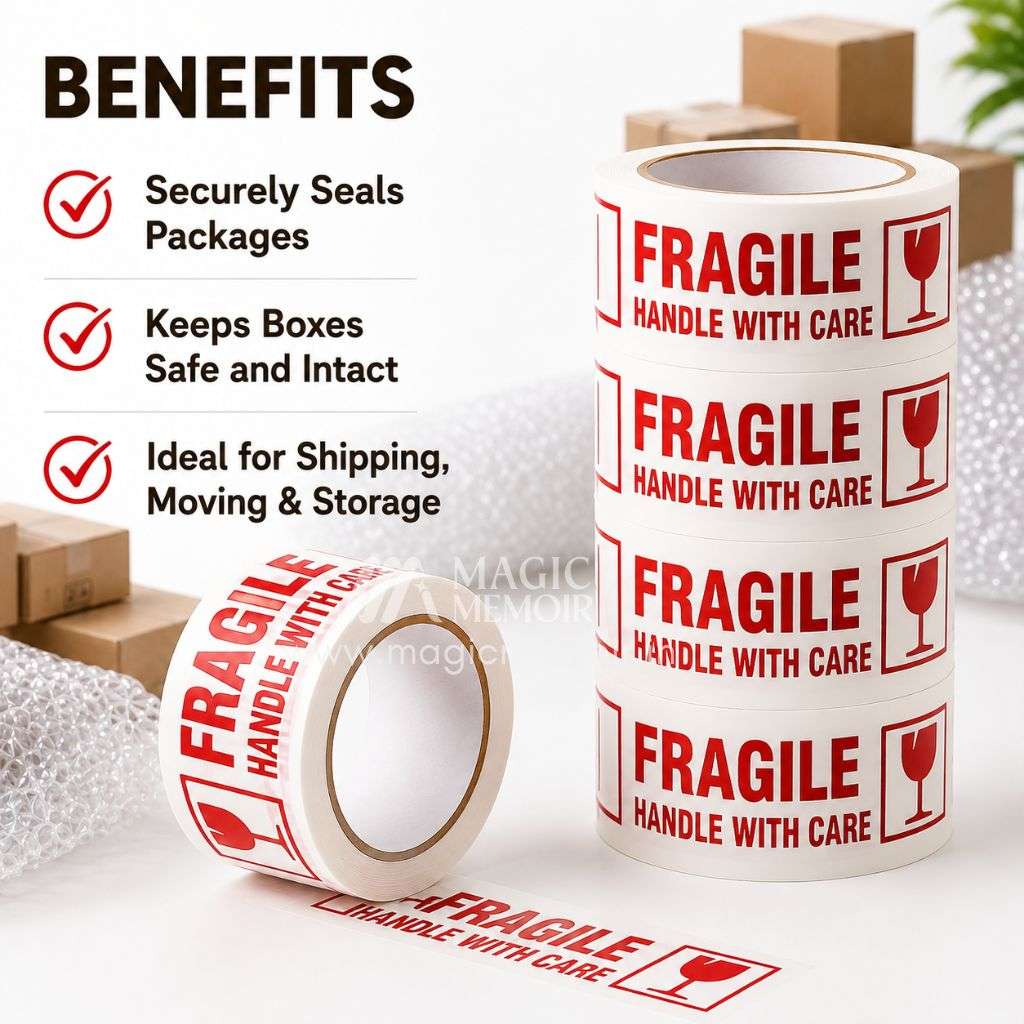 Packaging Fragile Tape 2" 100 Yards