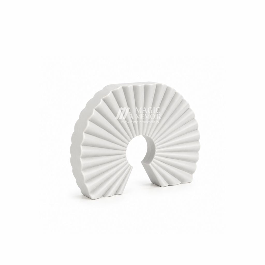 Aesthetic Fan Shape Table Vase