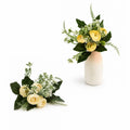 Artificial Flower Bunch - Yellow Rose