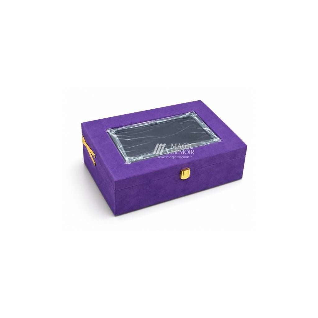 Trunk Boxes Velvet - Violet - Magic Memoir