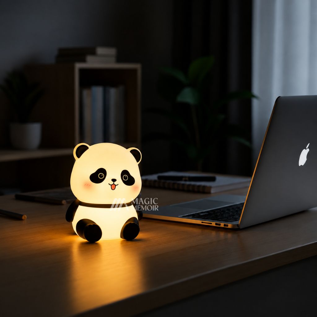 Mini Lamp - Sitting Panda
