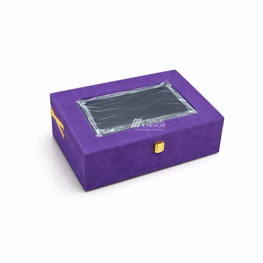 Trunk Boxes Velvet - Violet - Magic Memoir