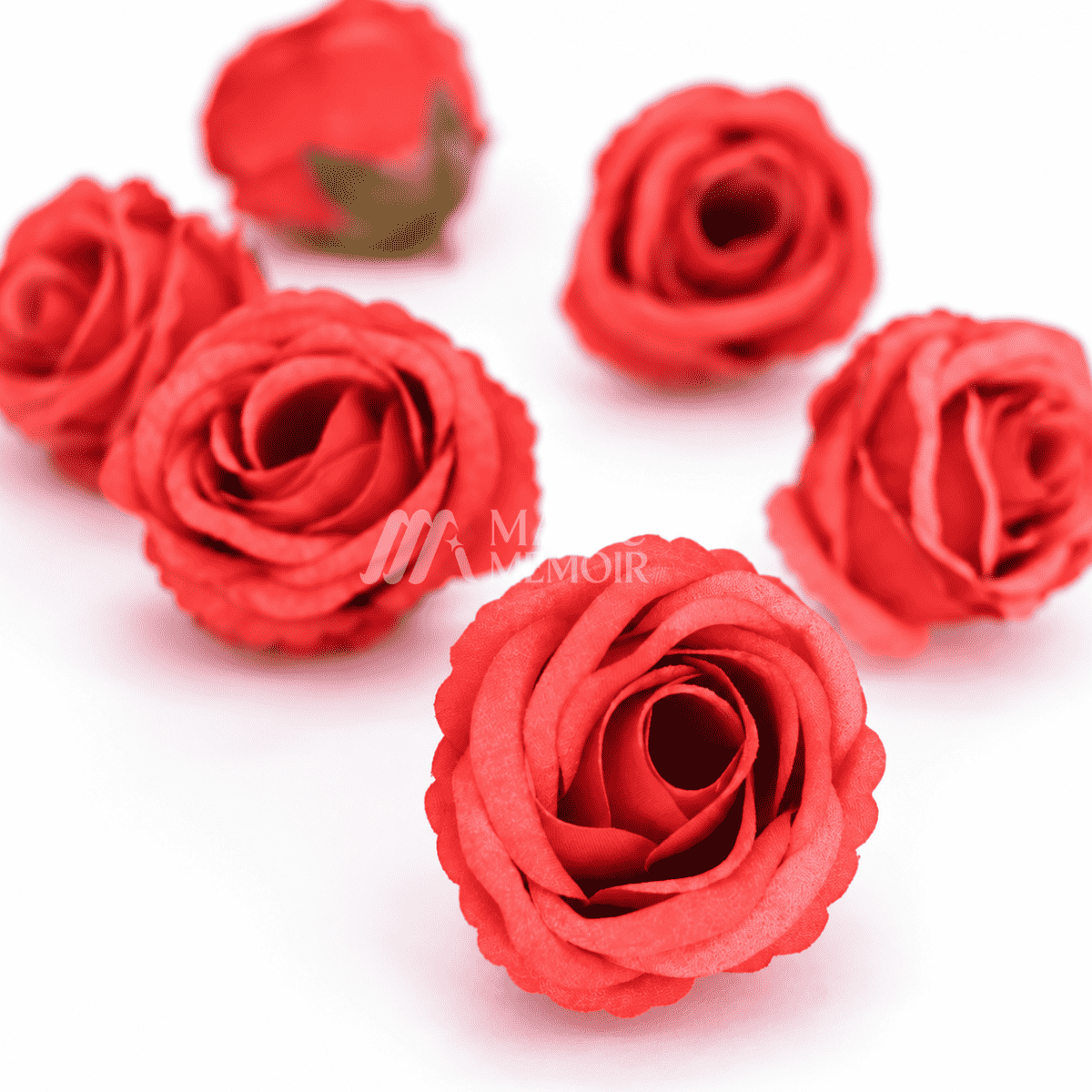 Artificial Paris Rose 4cm - Red
