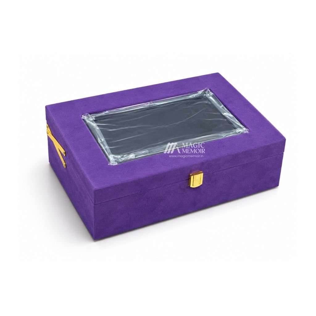 Trunk Boxes Velvet - Violet - Magic Memoir
