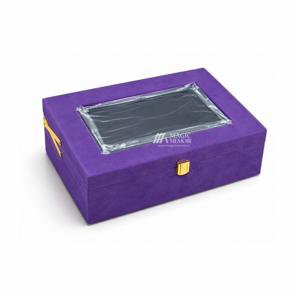 Trunk Boxes Velvet - Violet