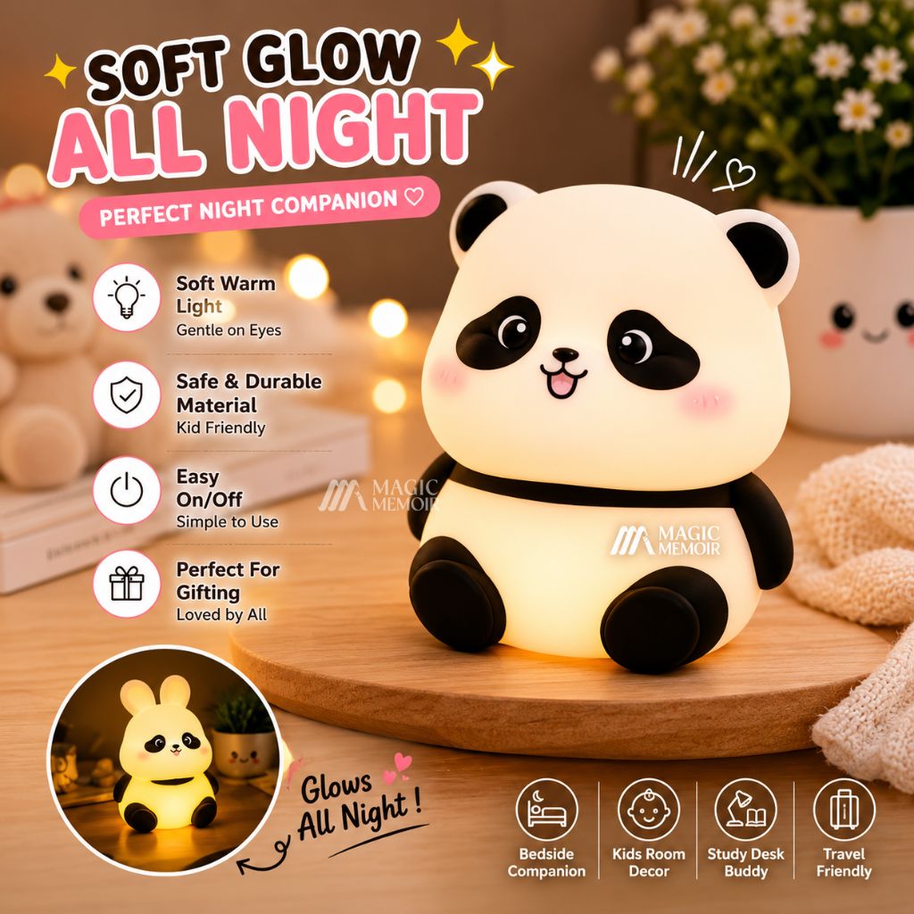 Mini Lamp - Sitting Panda