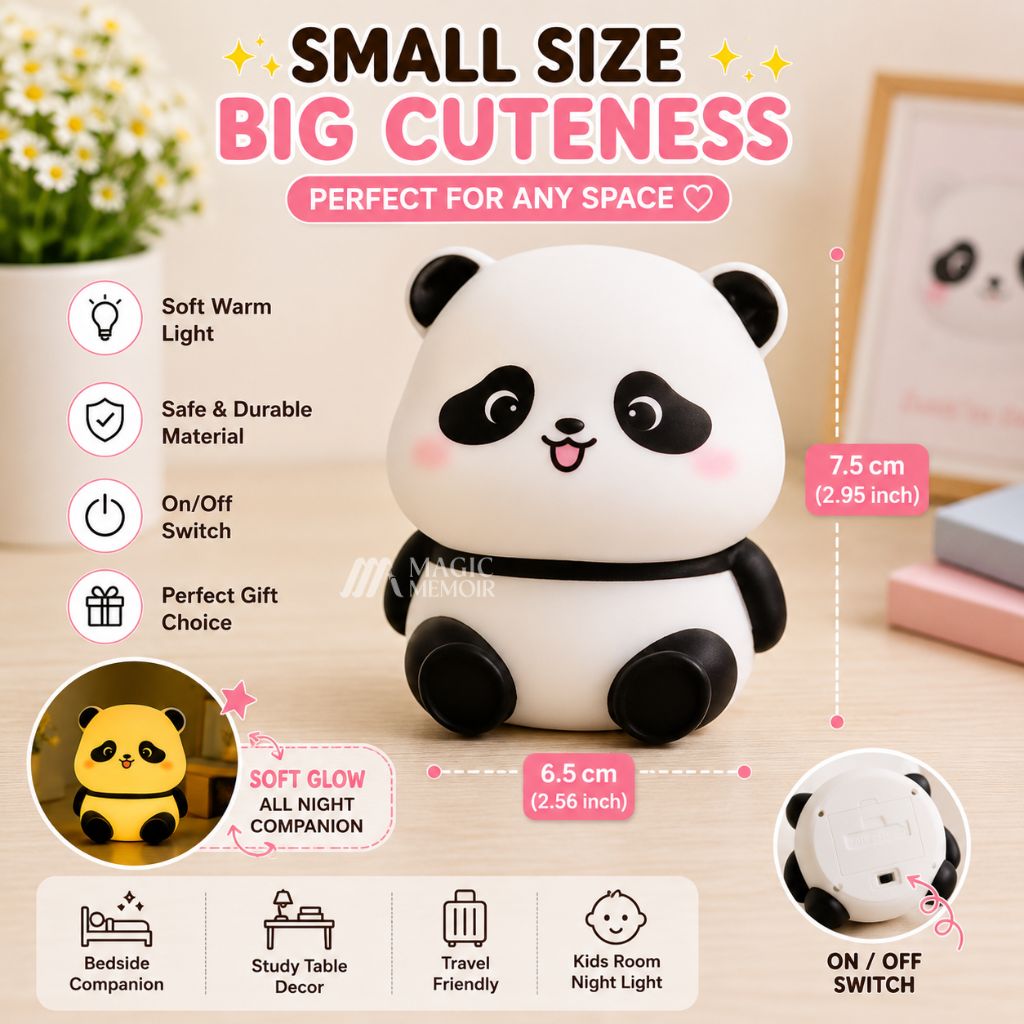 Mini Lamp - Sitting Panda