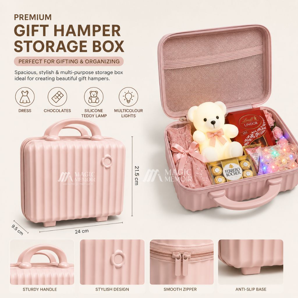 Mini Trolley Design 1 - 12"  Pastel Pink