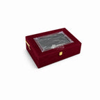 Trunk Boxes Velvet - Meroon