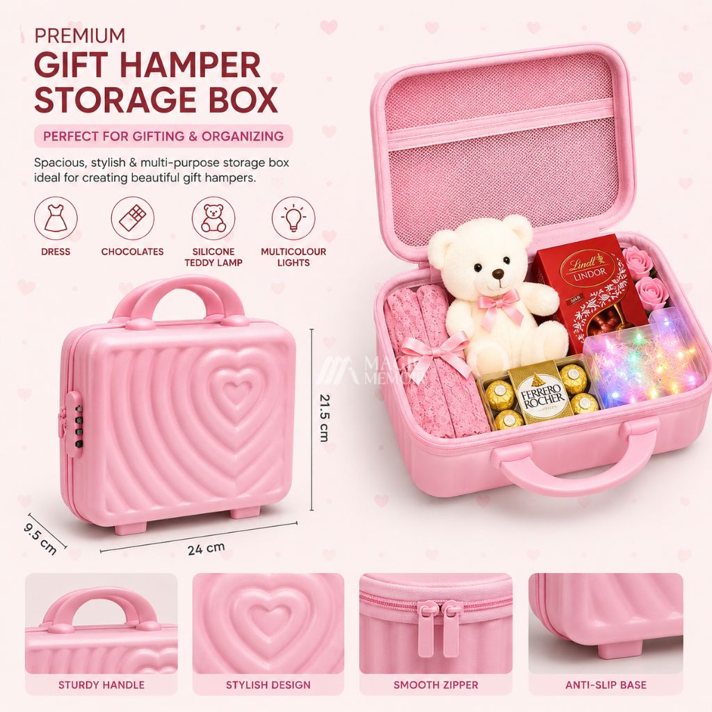 Mini Trolley Design 2 - 12"  Heart Pink
