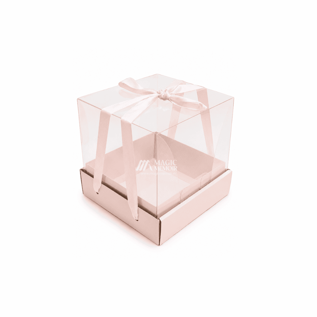 Transparent Top Box 8x8" - Magic Memoir