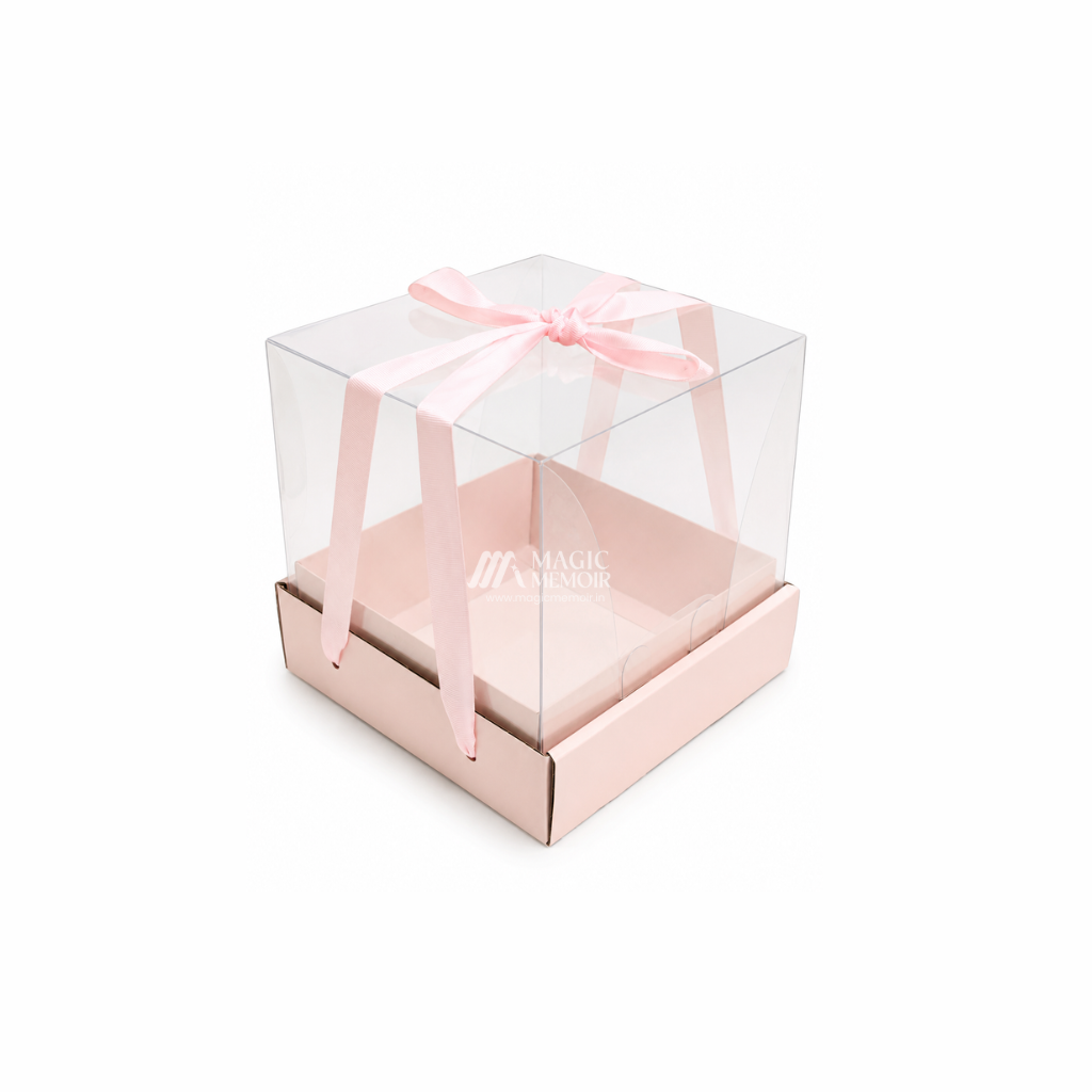 Transparent Top Box 8x8"