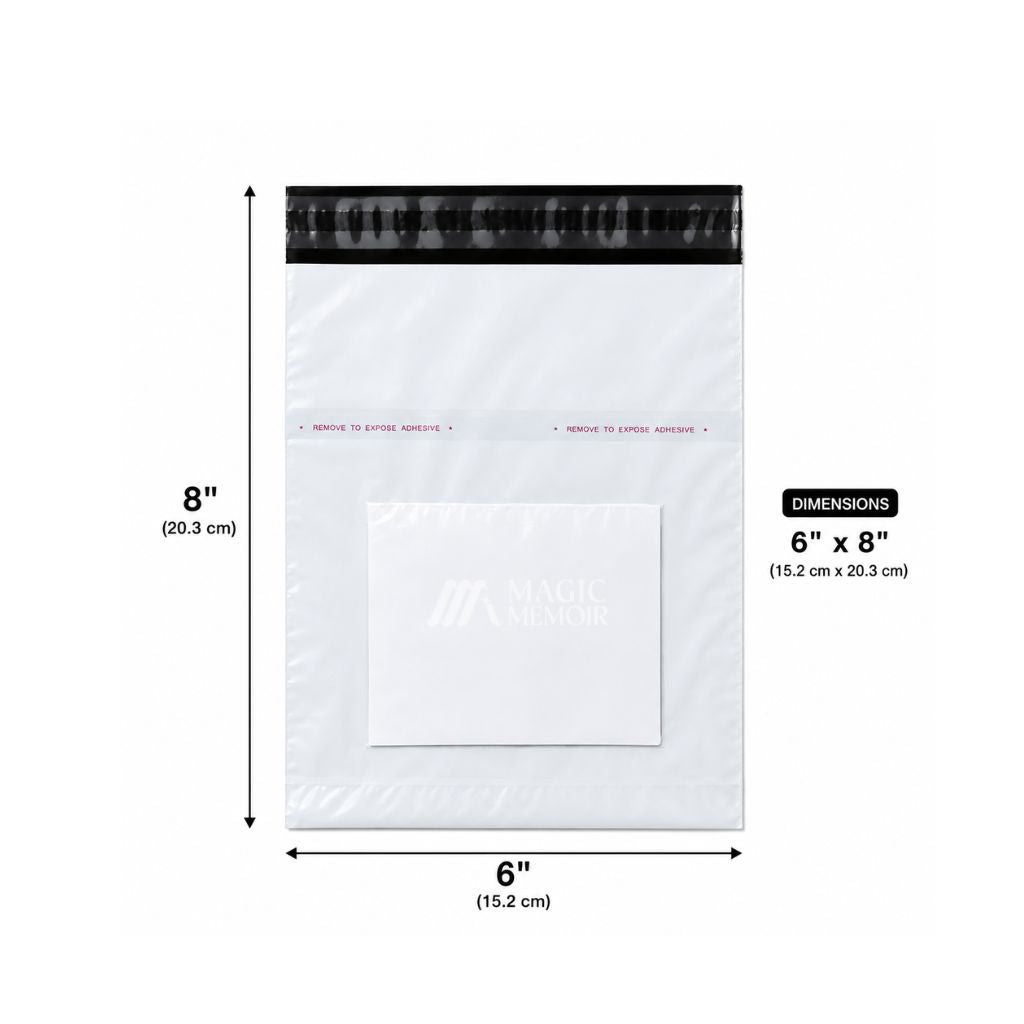 Ecommerce Poly Bag 6x8" - Pack Of 100 Pcs