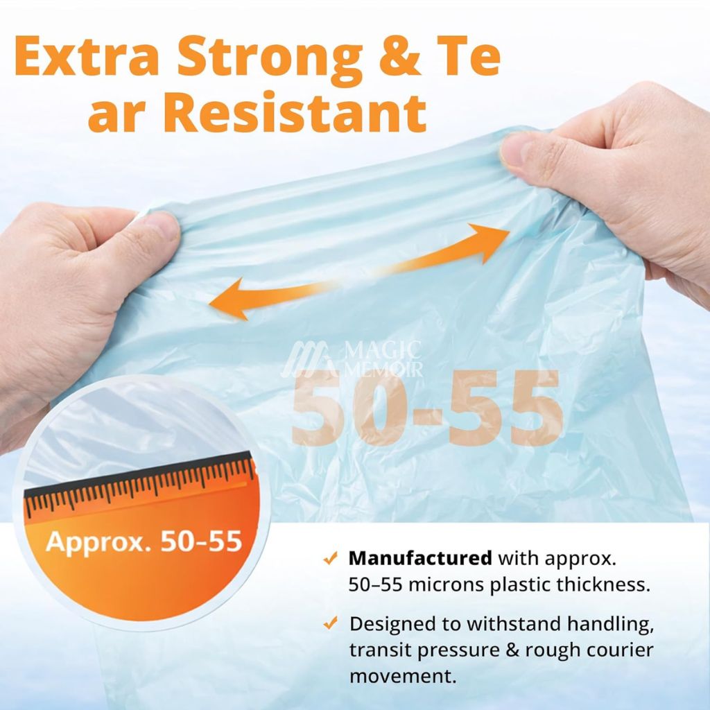 Ecommerce Poly Bag 6x8" - Pack Of 100 Pcs