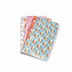 Wrapping Paper - Floral Patterns (25Pcs)