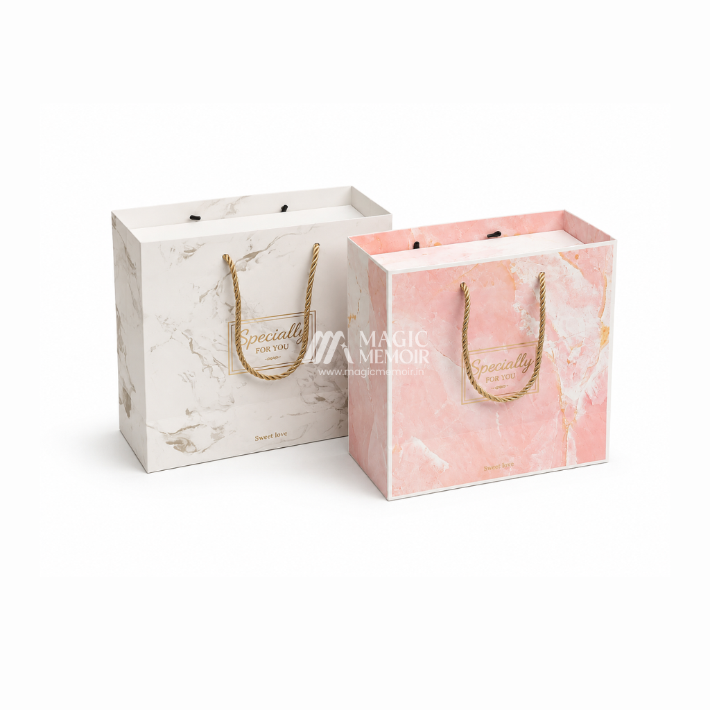 Carry Bag Hamper Box - 8x8"