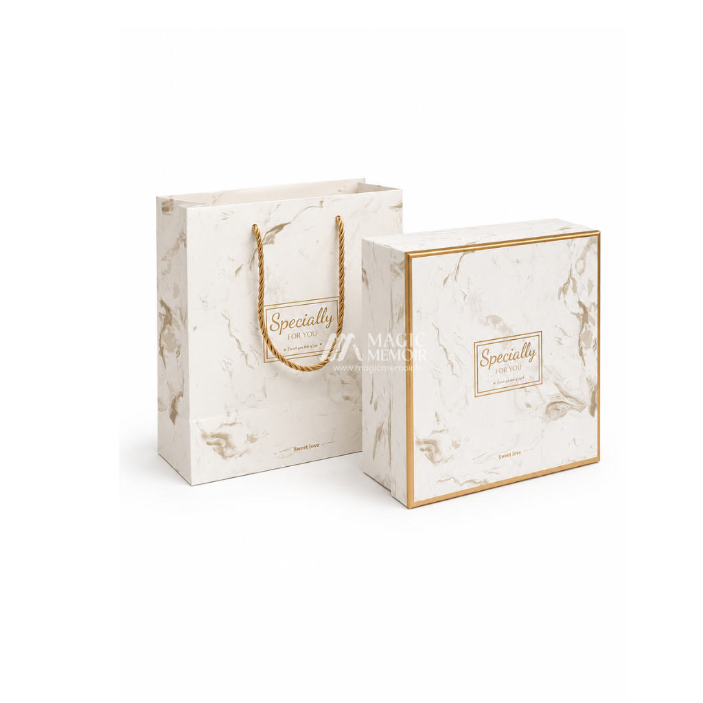 Carry Bag Hamper Box - 8x8"