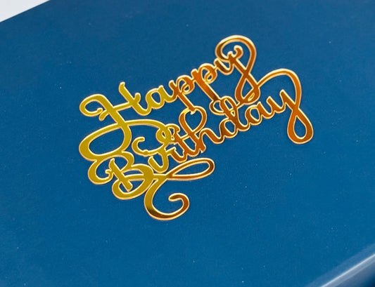 Happy Birthday - Acrylic Topper