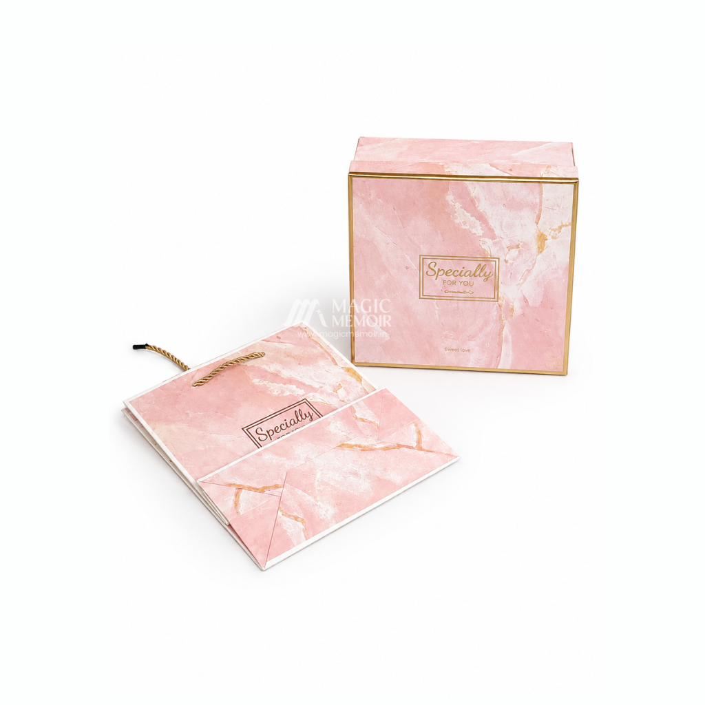 Carry Bag Hamper Box - 8x8"