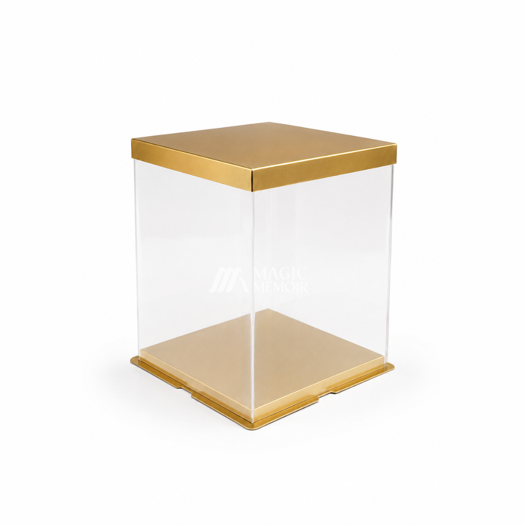 Transparent Square Cake Box