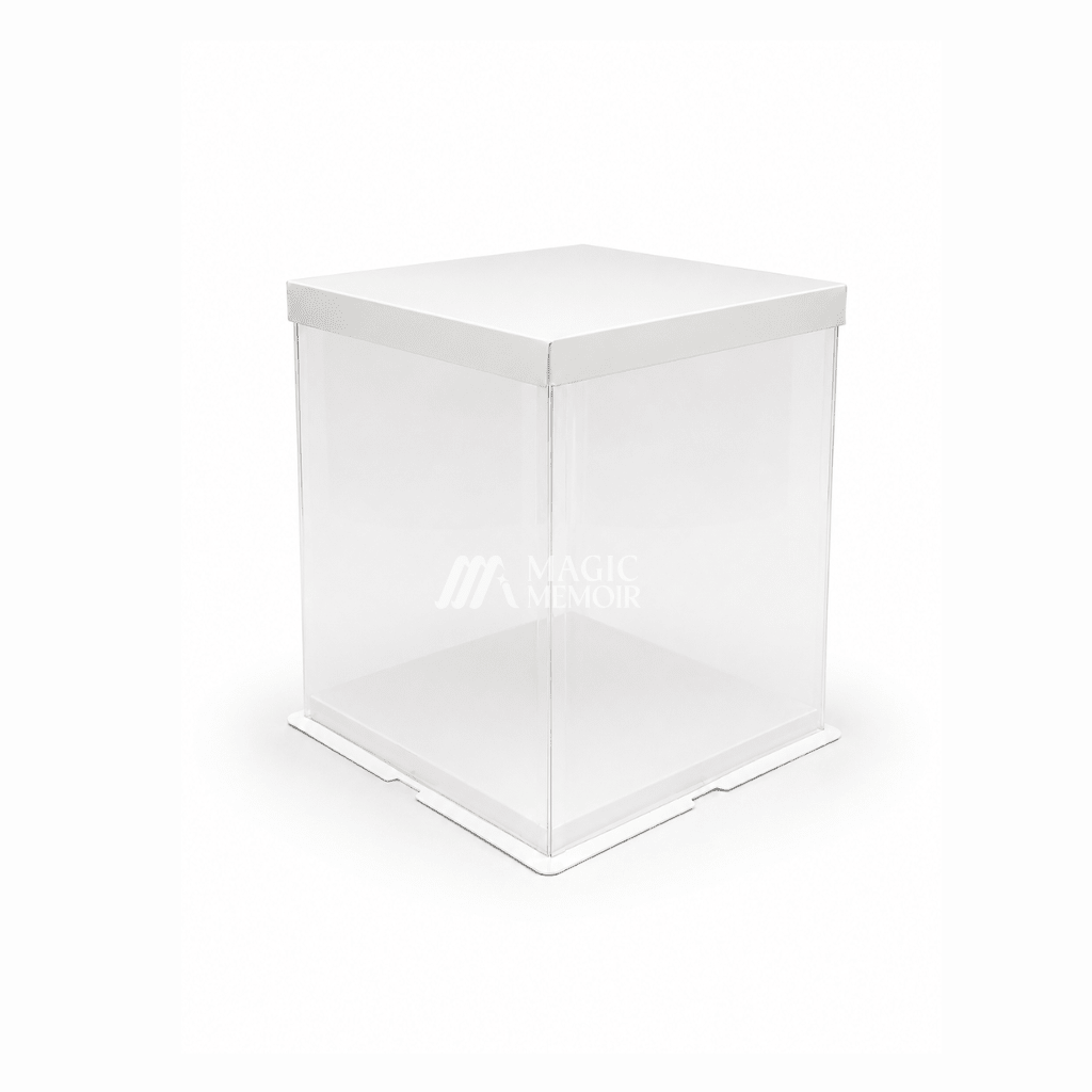 Transparent Square Cake Box - Magic Memoir