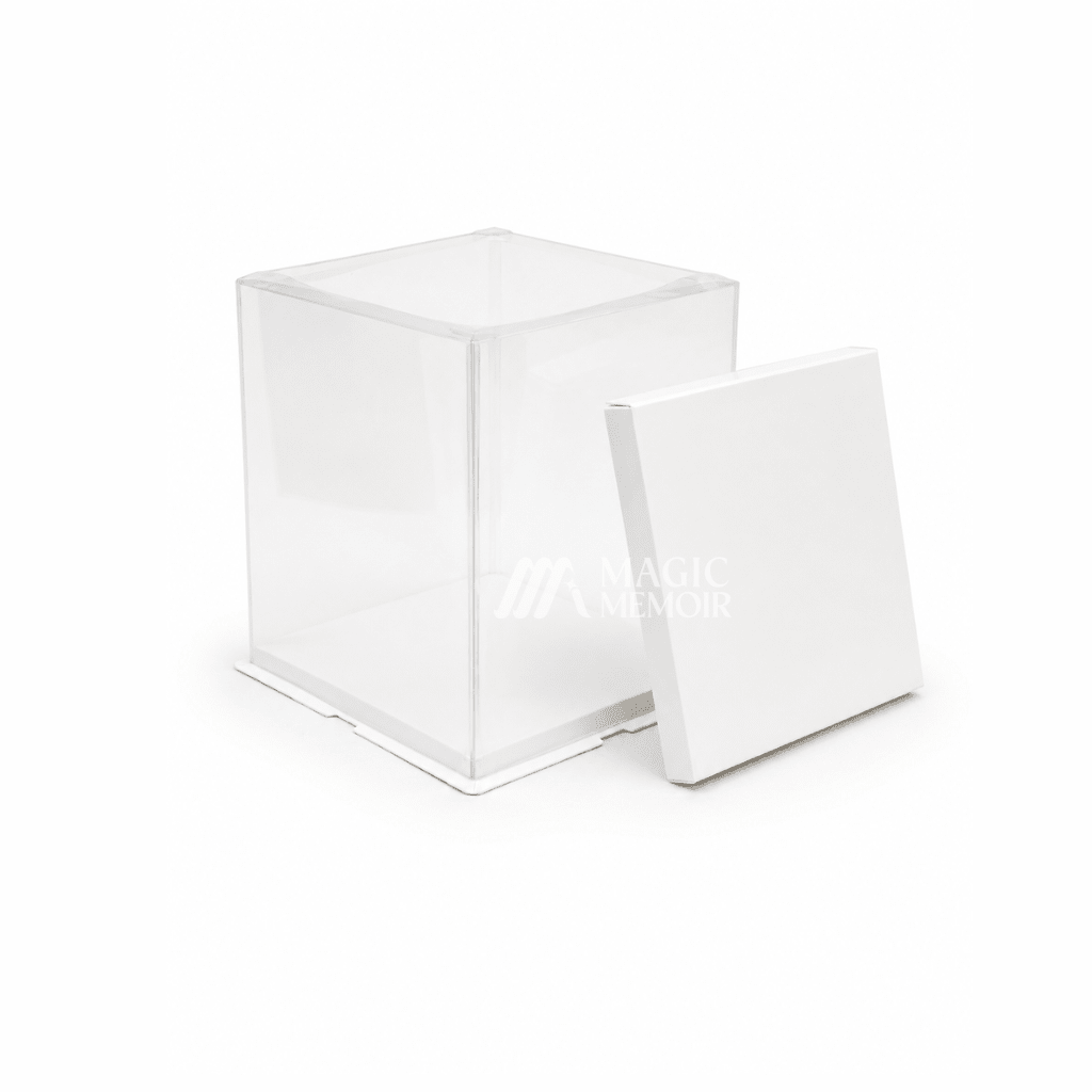 Transparent Square Cake Box - Magic Memoir