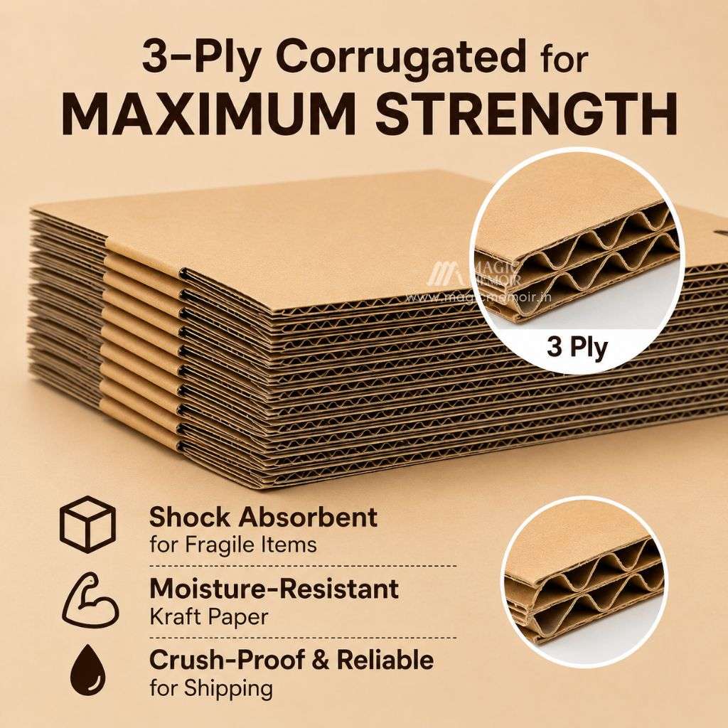 Corrugated Box – 4x4x2 Inch