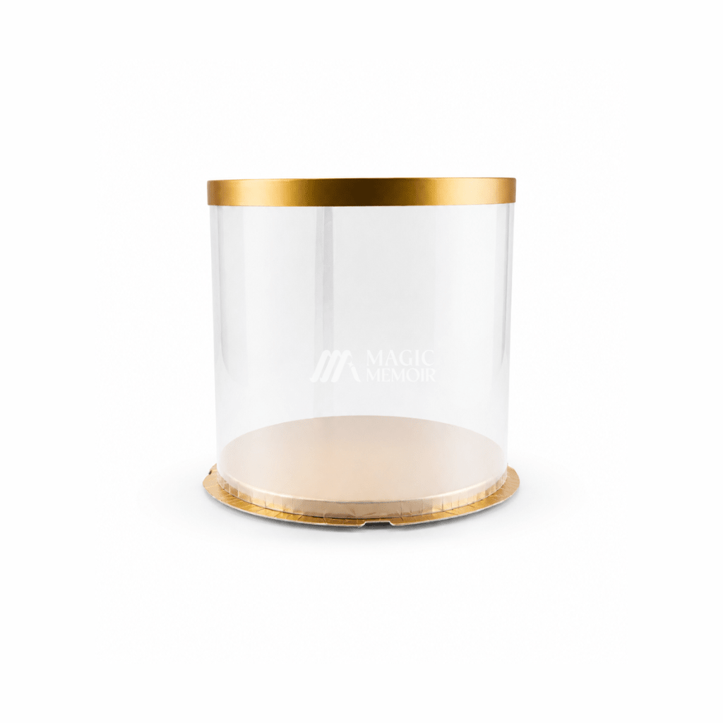 Transparent Round Cake Box - Magic Memoir