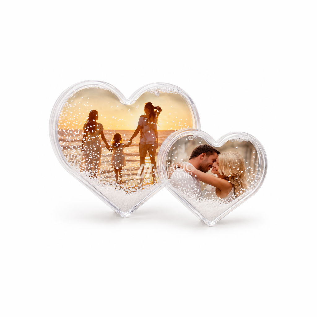 Heart Snow Frame -
