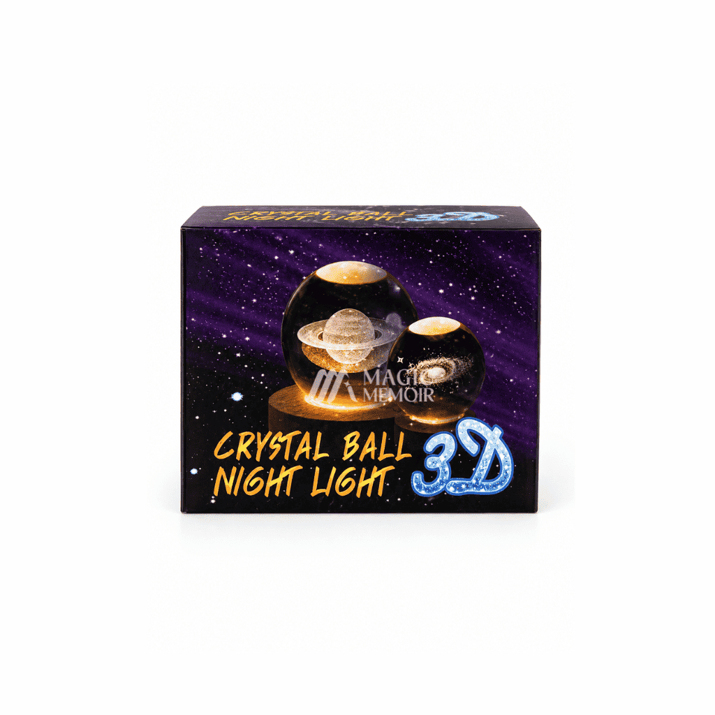 Crystal Ball Night Lamp - Assorted Design - Magic Memoir