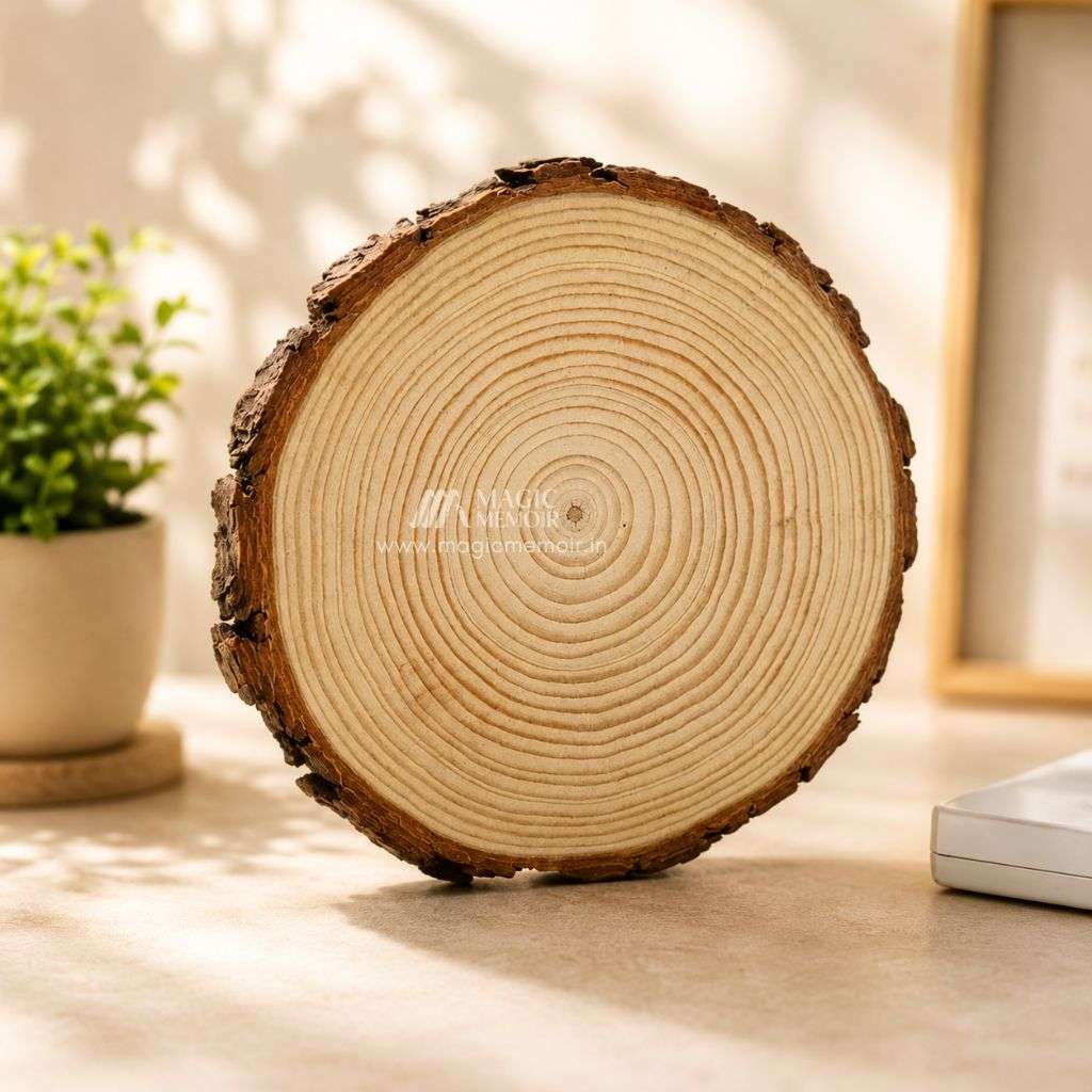 Wooden Slice Round Small - 7-8cms x 1cm