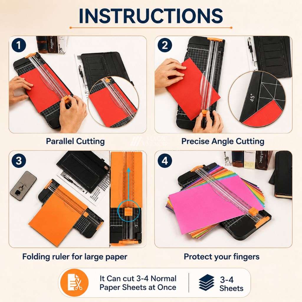 Paper Cutter 12 Inch A4 Paper Trimmer