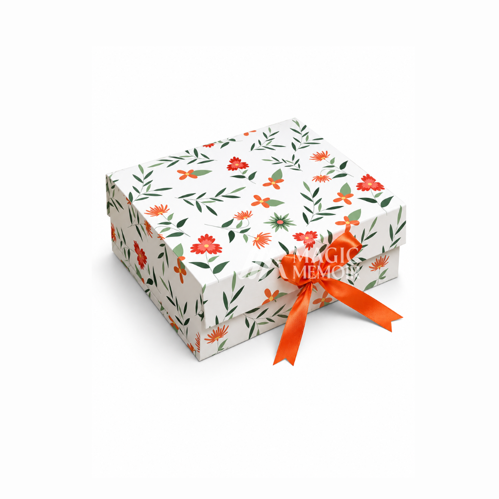 Ribbon Box 12x10x4" - Printed Patterns