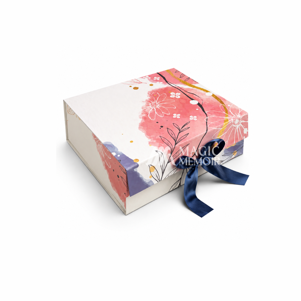 Ribbon Box 12x10x4" - Printed Patterns