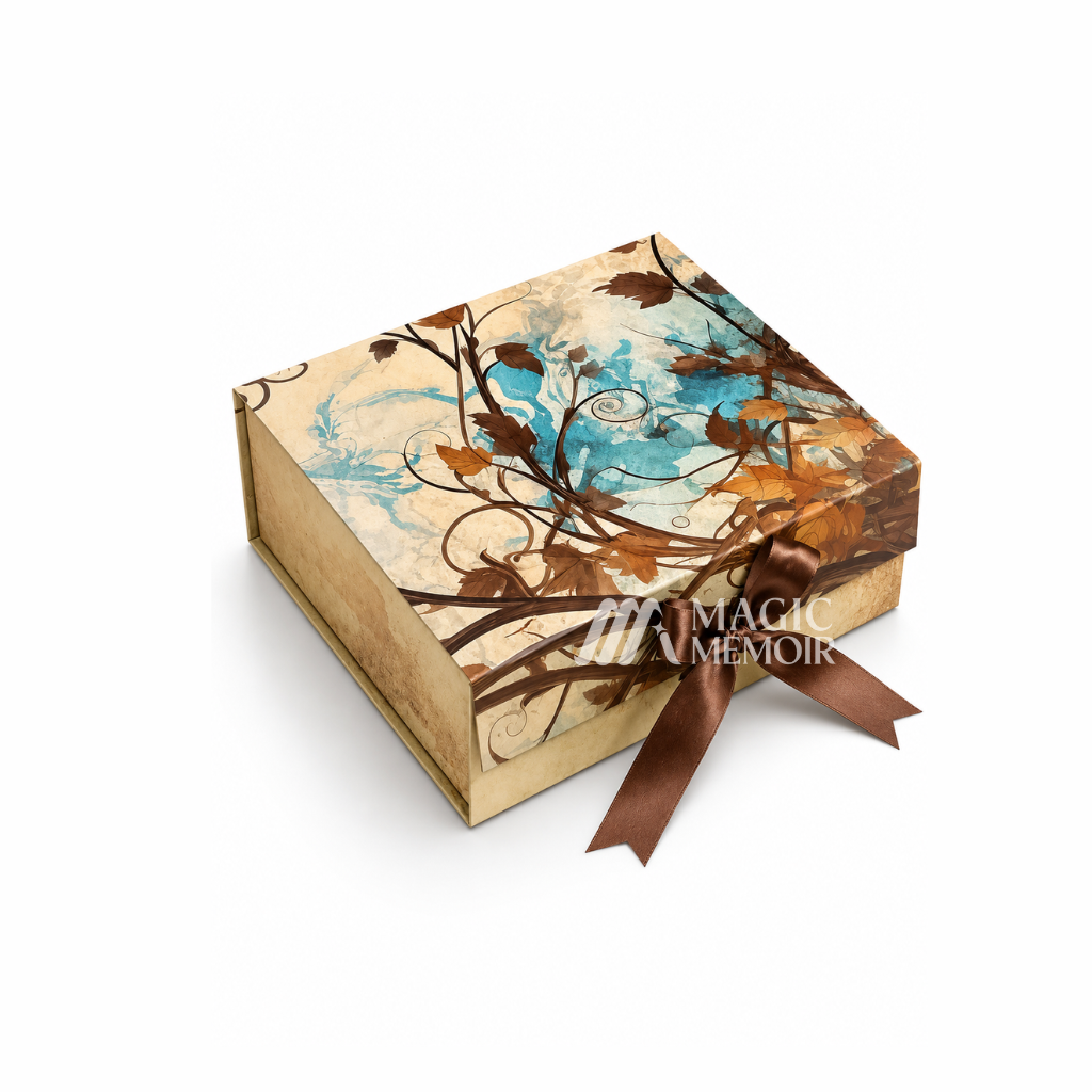 Ribbon Box 12x10x4" - Printed Patterns