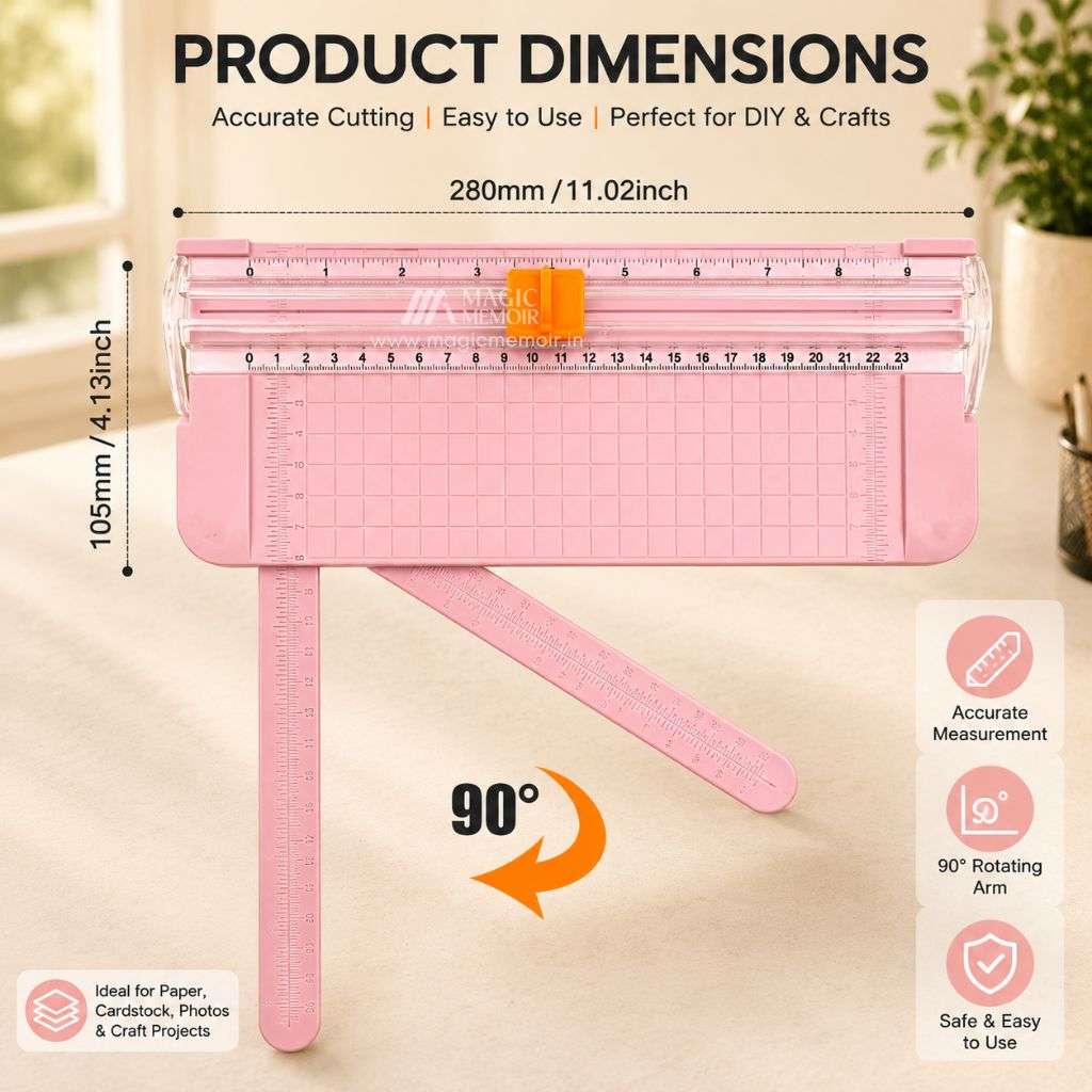 Paper Cutter 9 Inch A5 Paper Trimmer