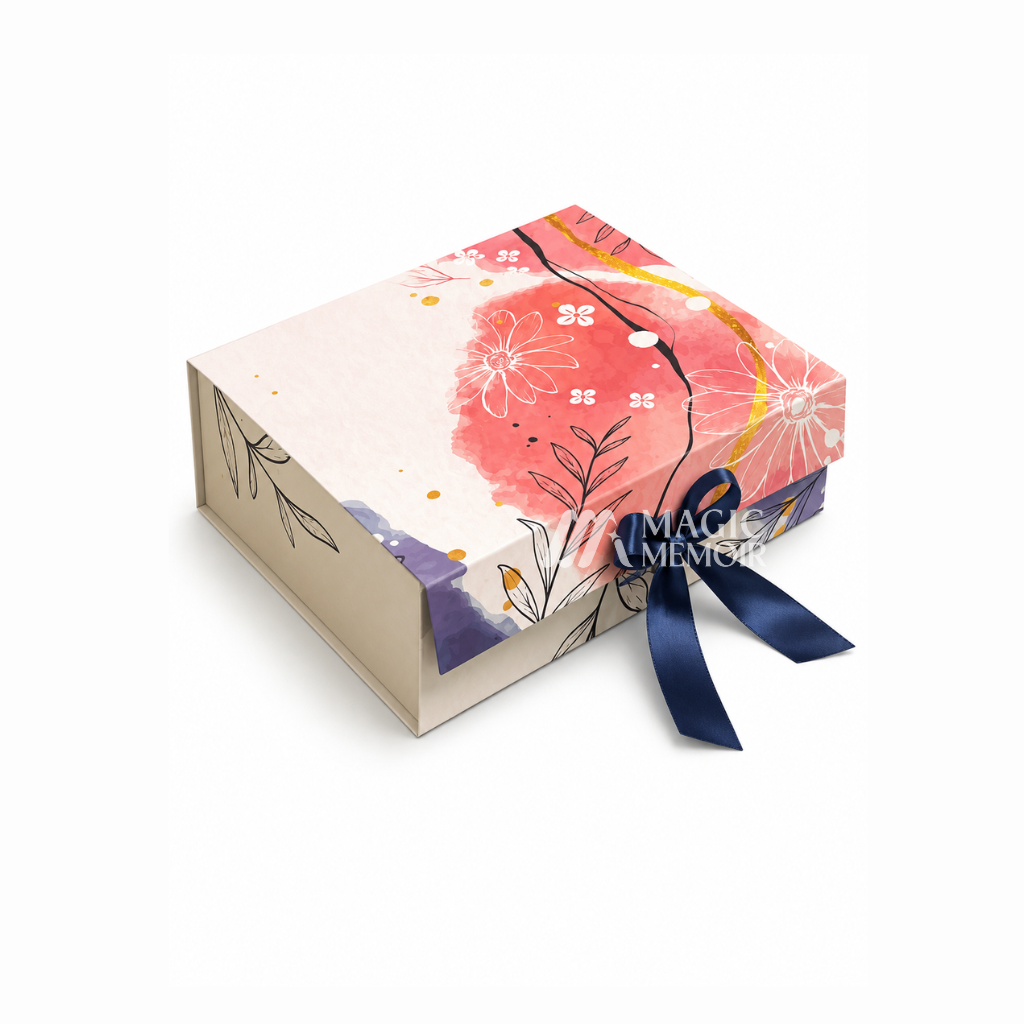 Ribbon Box 12x10x4" - Printed Patterns