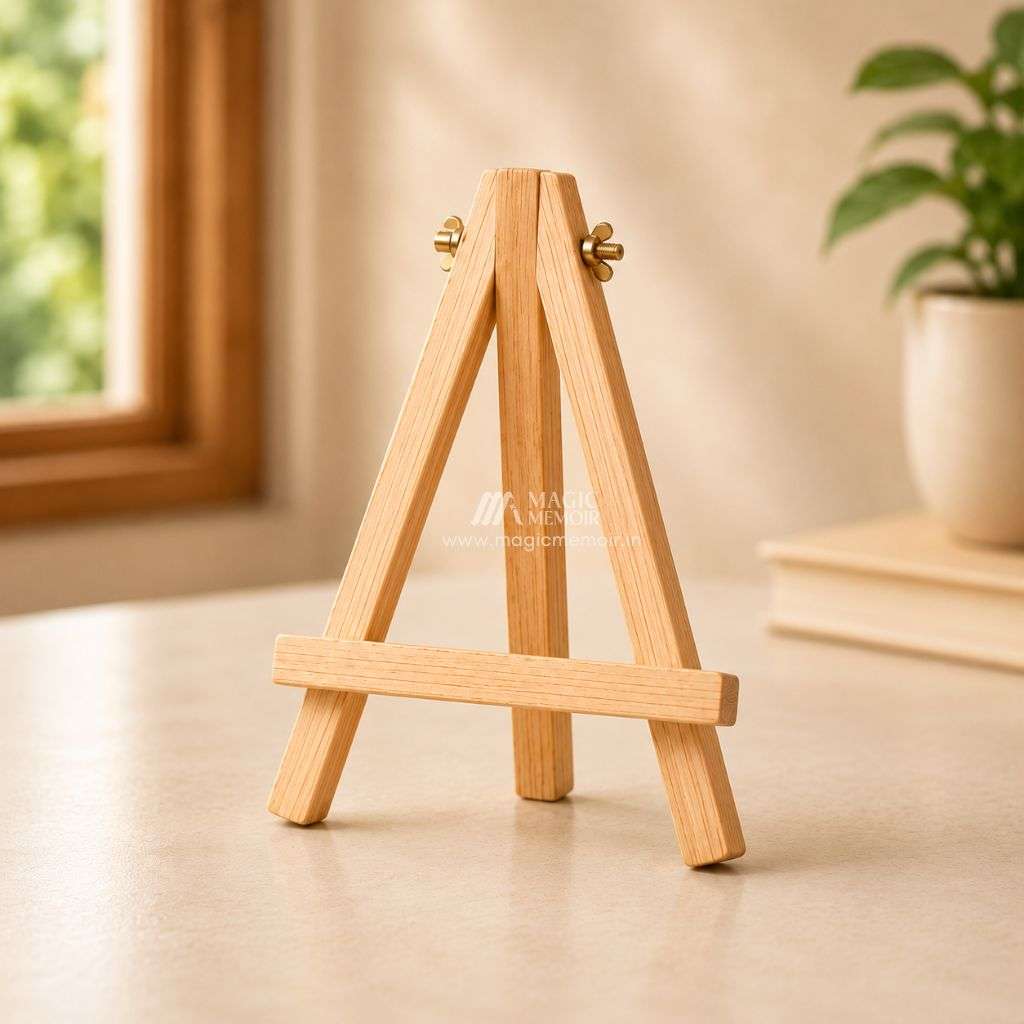 Wooden Easel 4" With Screw