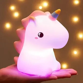 Silicon Unicorn Lamp - Multicolour Rechargeable