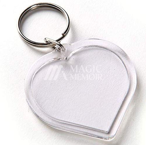 Acrylic Keychains - Heart Design