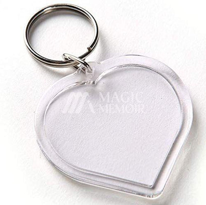 Acrylic Keychains - Heart Design