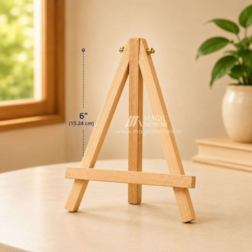 Wooden Easel 6" With Screw