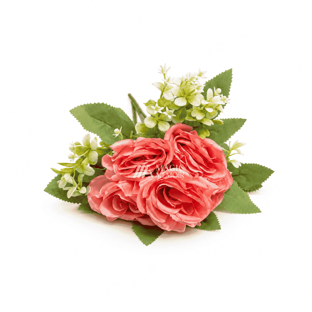 Artificial Flower Bunch 4807 - Orange