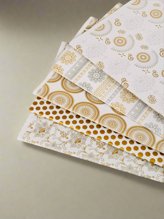 Wrapping Papers - White Pattern
