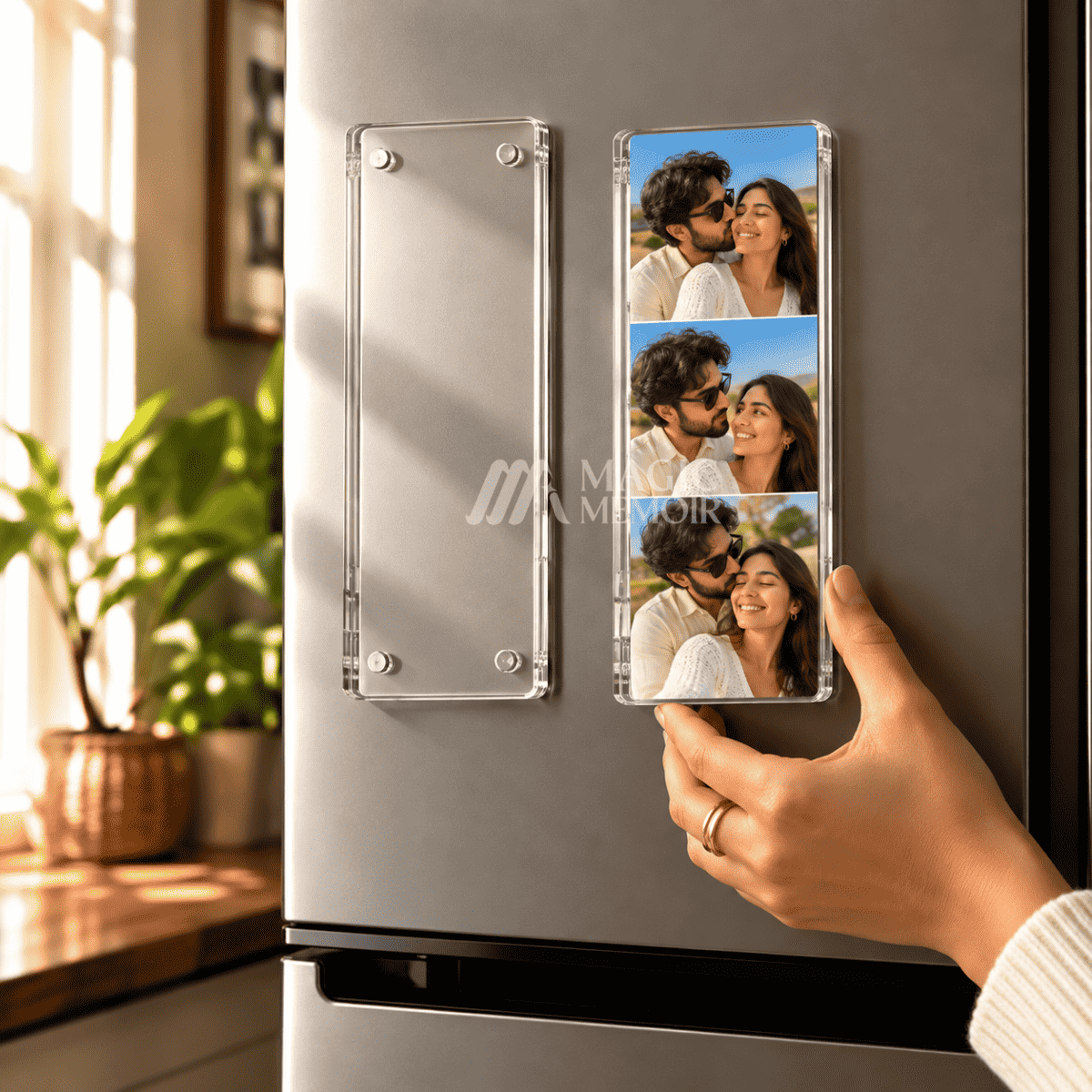 Acrylic Book Mark Fridge Magnets (2.5x6")