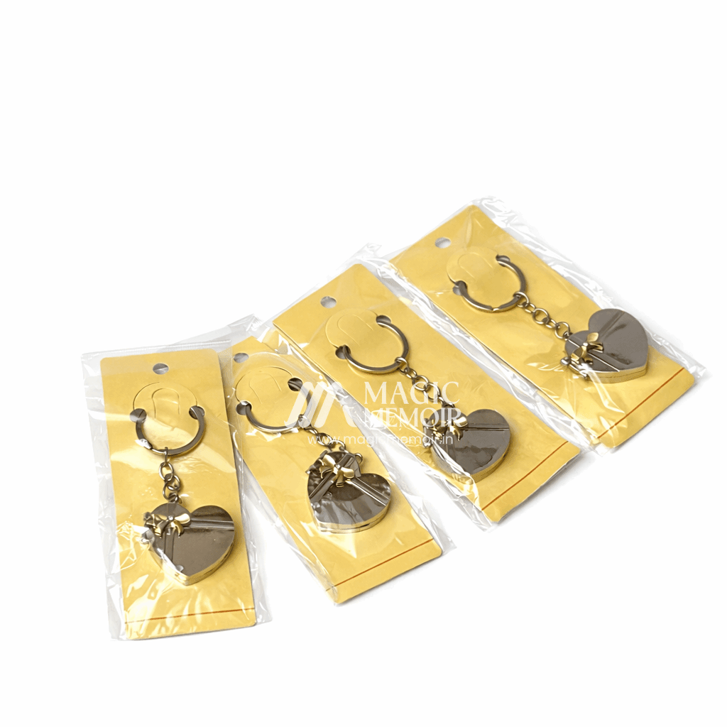 Metal Heart Keychains - Magic Memoir